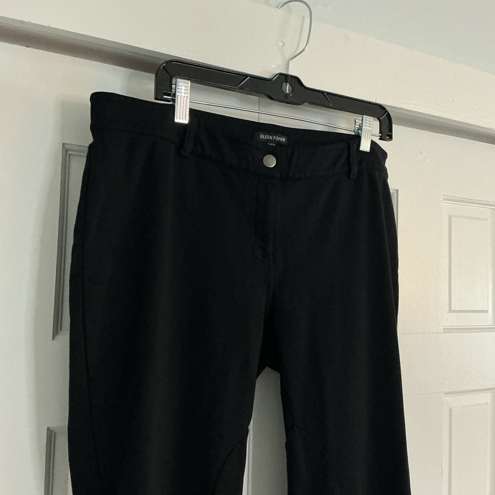 Eileen Fisher Black Skinny Pants – Size Large - Picture 2 of 6